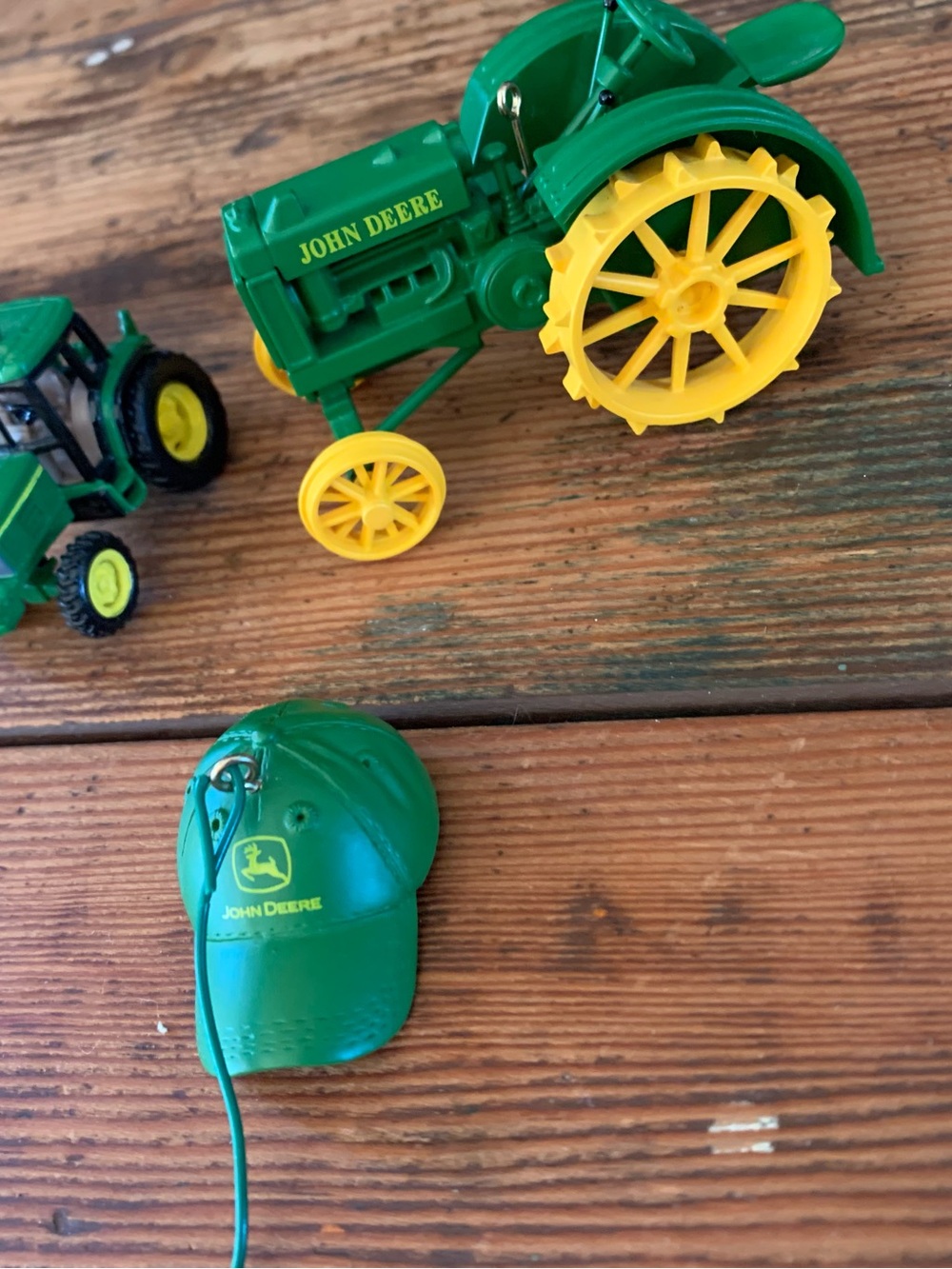 John Deere Green Christmas ornaments Set